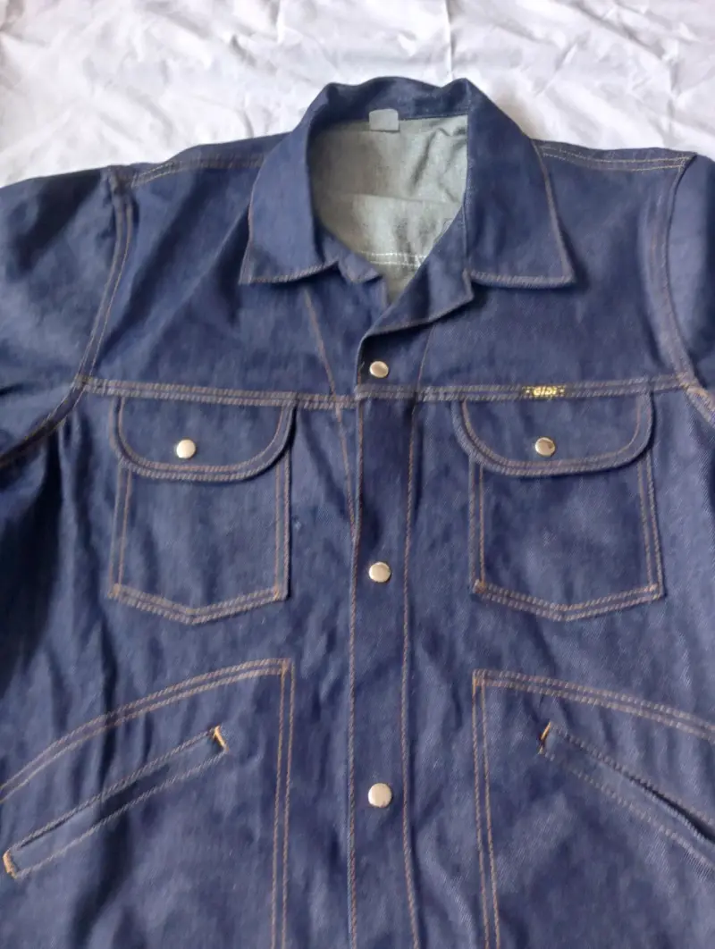 Chaqueta de mezclilla azul - 3