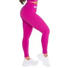 Leggings deportivos fucsia para mujer - miniatura 2