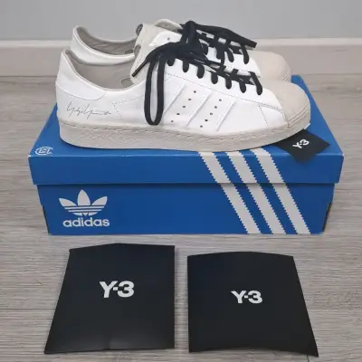 Zapatillas Adidas Y-3 Superstar blancas - miniatura 1