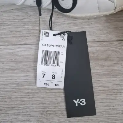 Zapatillas Adidas Y-3 Superstar blancas - miniatura 4