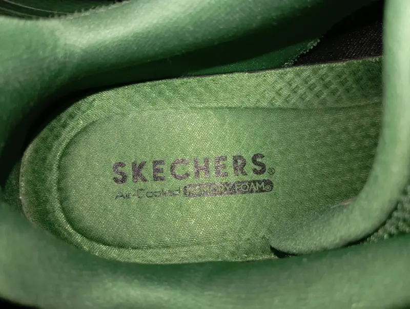 Zapatillas deportivas verdes Skechers para hombre - 3