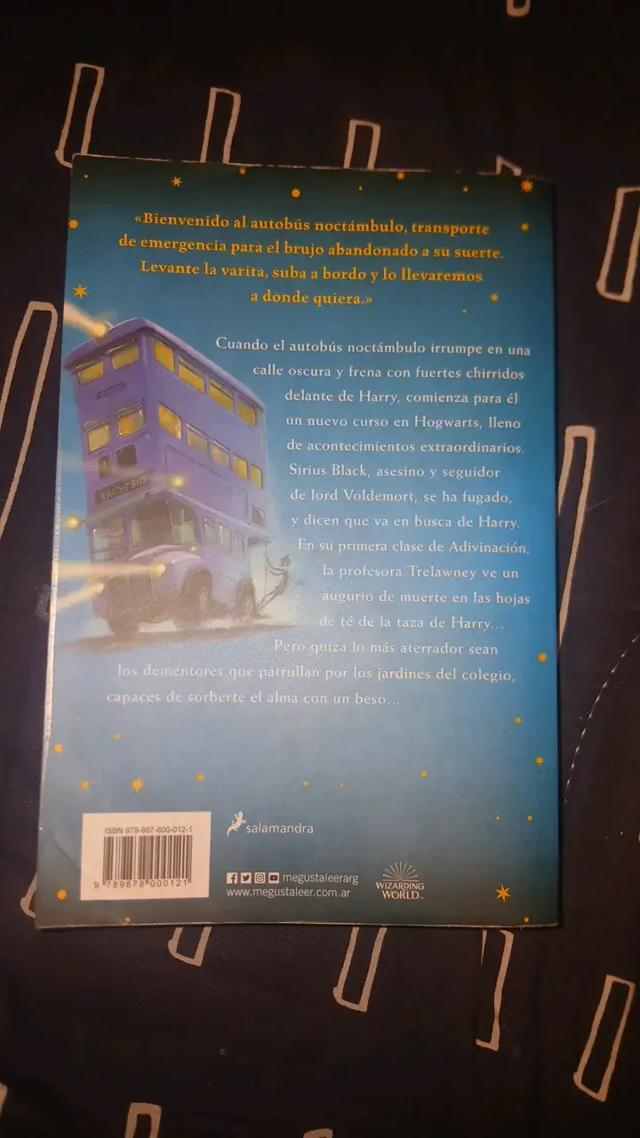 Libro Harry Potter y el Prisionero de Azkaban - 2