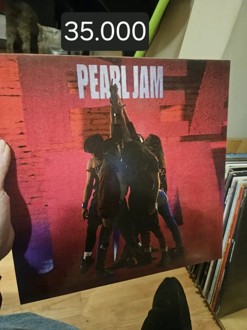 Vinilo Pearl Jam Ten en buen estado