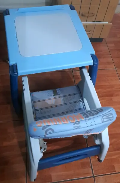 Silla de Comer para Bebé Azul con Bandeja - miniatura 4
