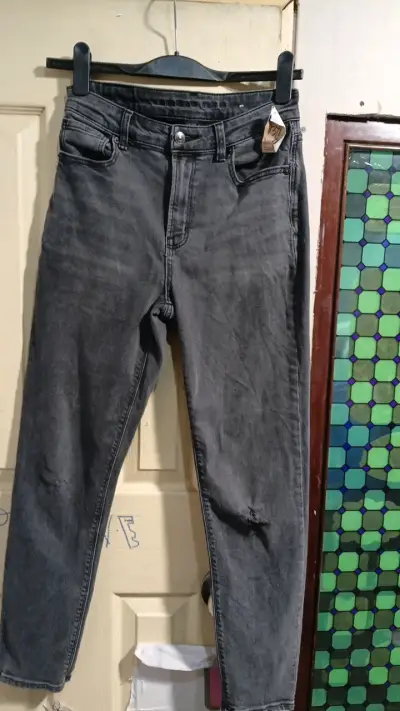Jeans negros American Eagle para mujer - miniatura 1