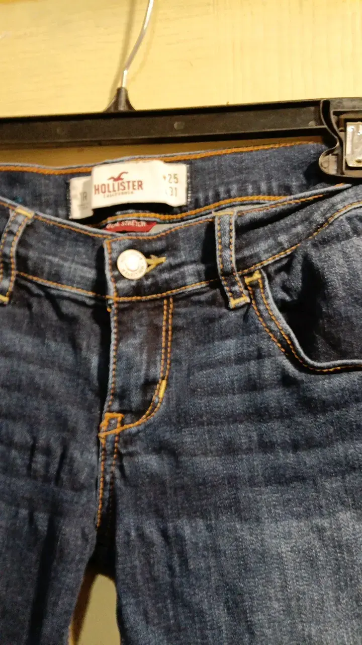 Jeans de mujer Hollister azul oscuro - 2