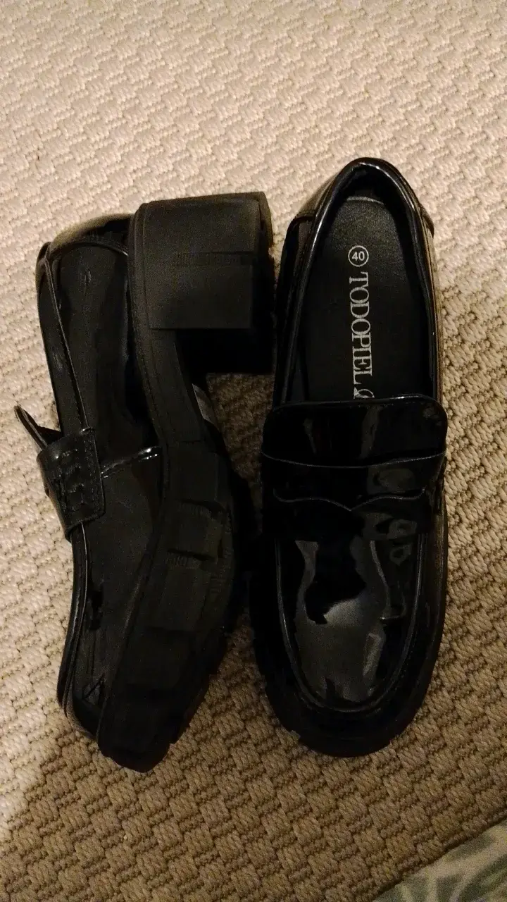 Zapatos de charol negros Todopiel talla 40 - 3