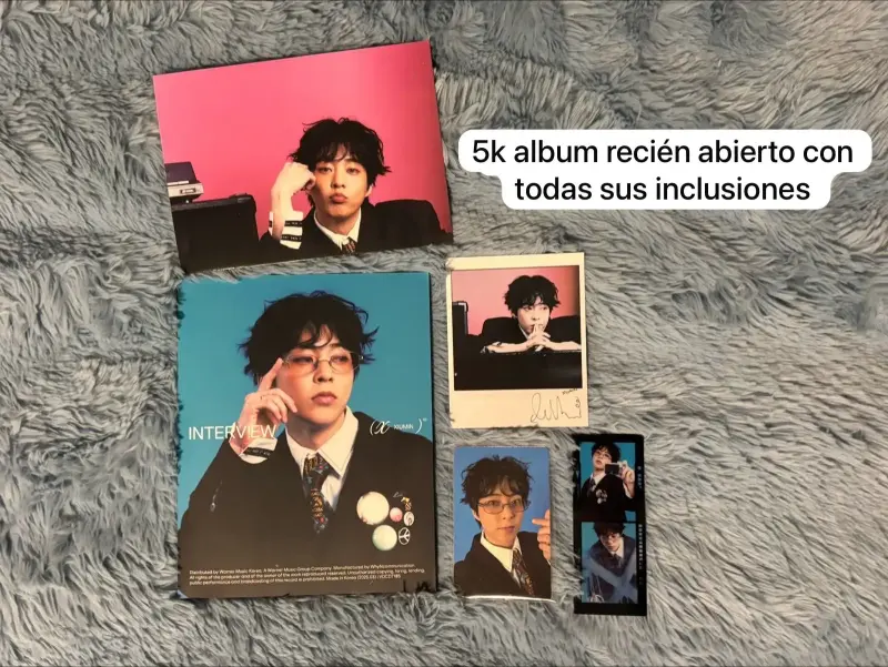 Álbum K-pop Xiumin con inclusiones - 2