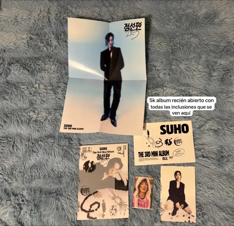 Álbum Suho The 3rd Mini Album con inclusiones
