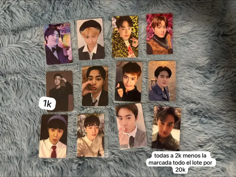 Photocards Suho Exo
