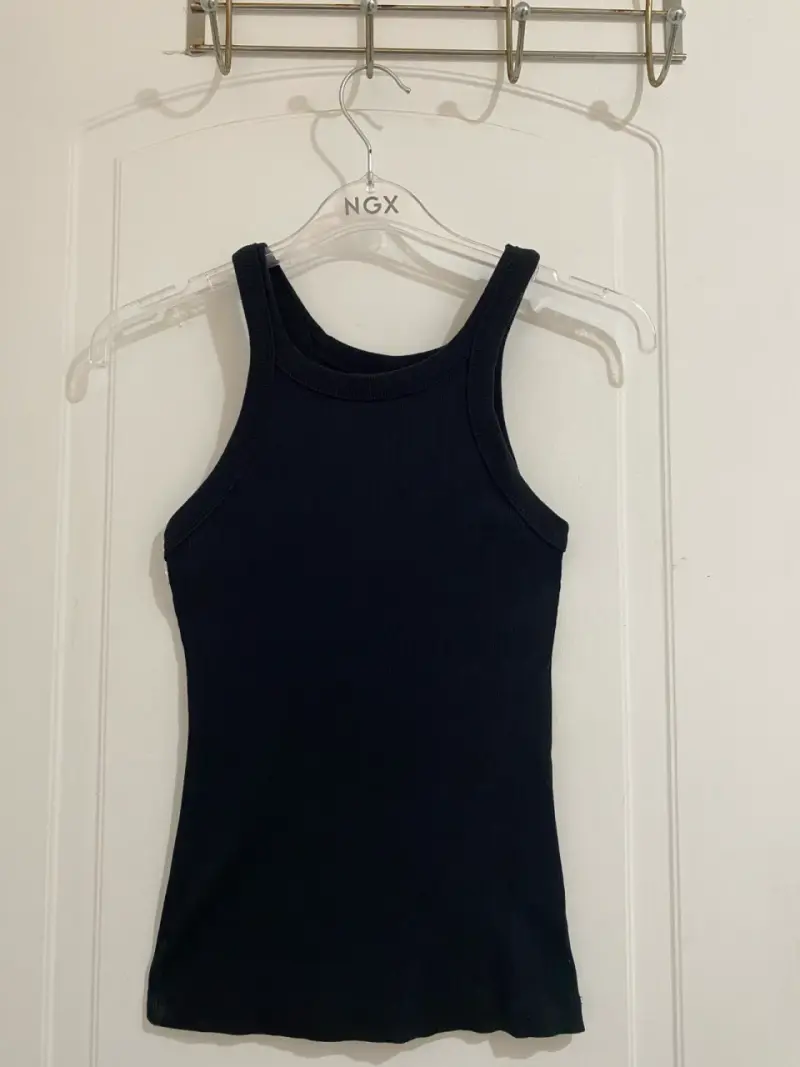 Polera sin mangas negra H&M para mujer - 2