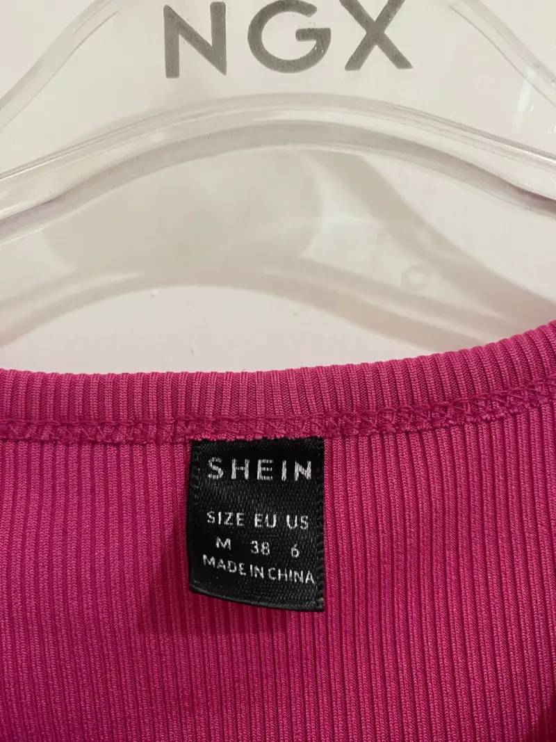 Top sin mangas fucsia Shein talla M - 2
