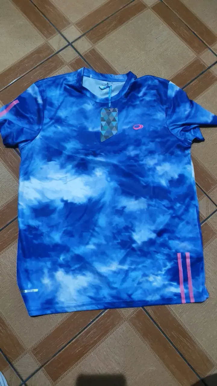 Polera deportiva azul para hombre NewSports