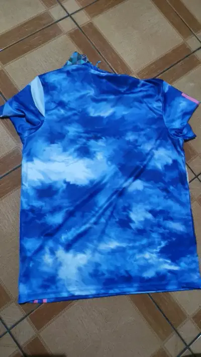 Polera deportiva azul para hombre NewSports - miniatura 2