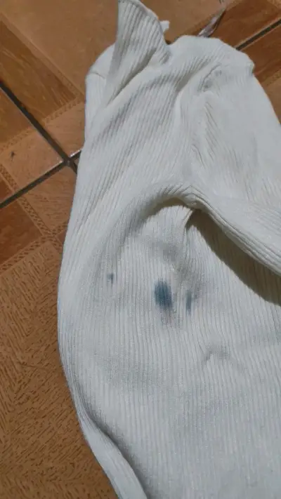 Polera blanca de manga larga H&M - miniatura 4