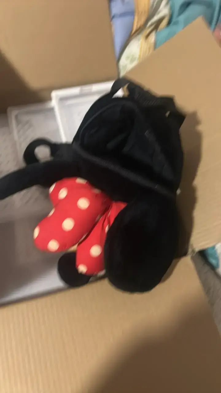 Mochila infantil Minnie Mouse con lazo rojo - 3