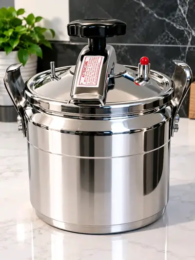 Olla a presión de aluminio 6 litros Wens - miniatura 1