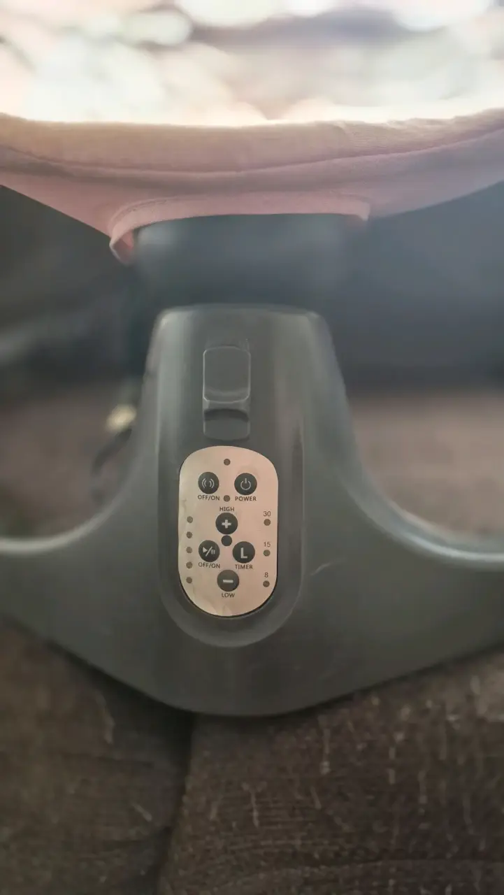 Silla mecedora para bebé Bebesit rosa - 2