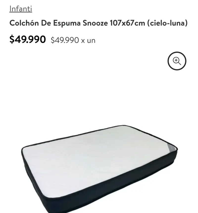 Cuna Corral Infanti Cielo Plegable + colchon - 3