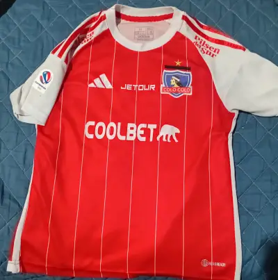 Camiseta Colo-Colo Adidas Roja 2023 - miniatura 1