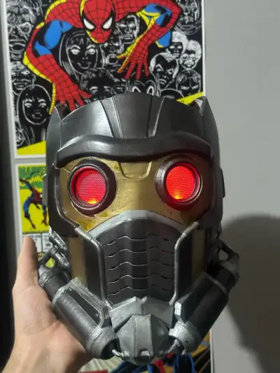 Máscara de Star-Lord con luces + orbe del poder - miniatura 1