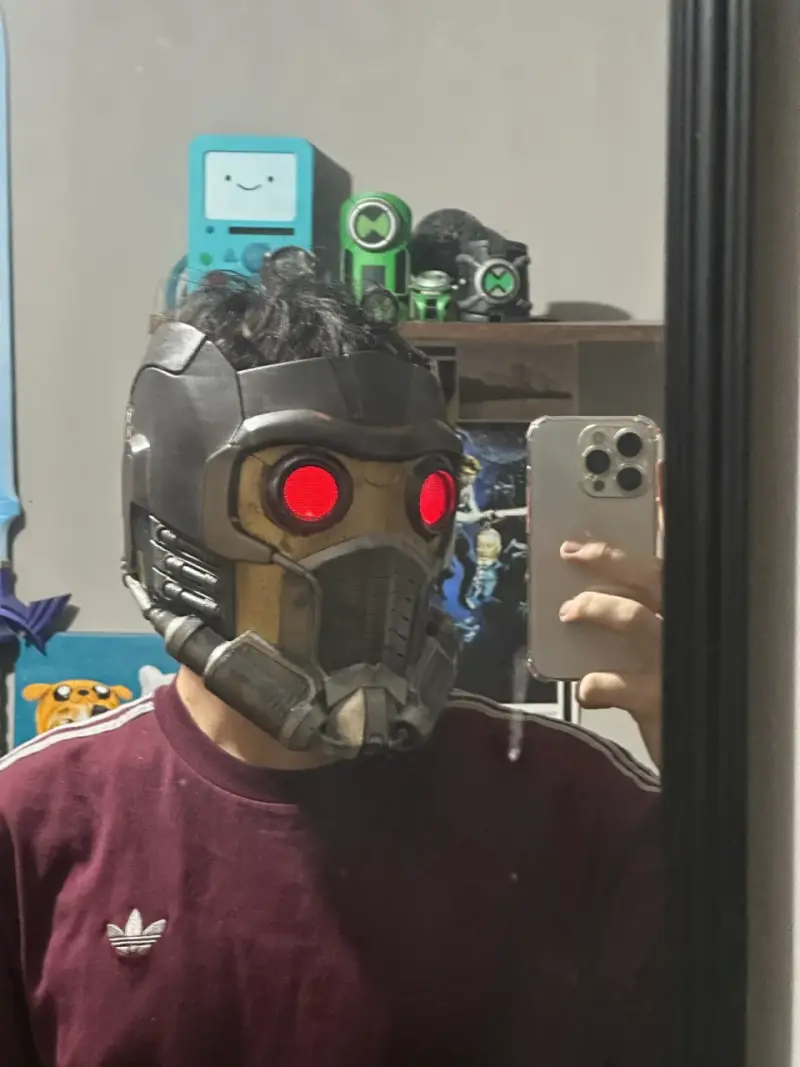 Máscara de Star-Lord con luces + orbe del poder - 3