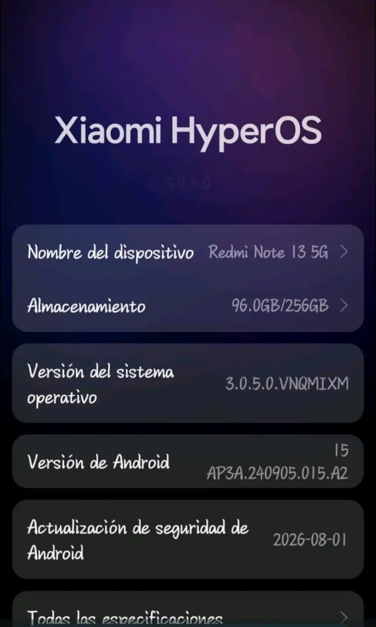 Smartphone Xiaomi Redmi Note 13 5G 256GB - 2