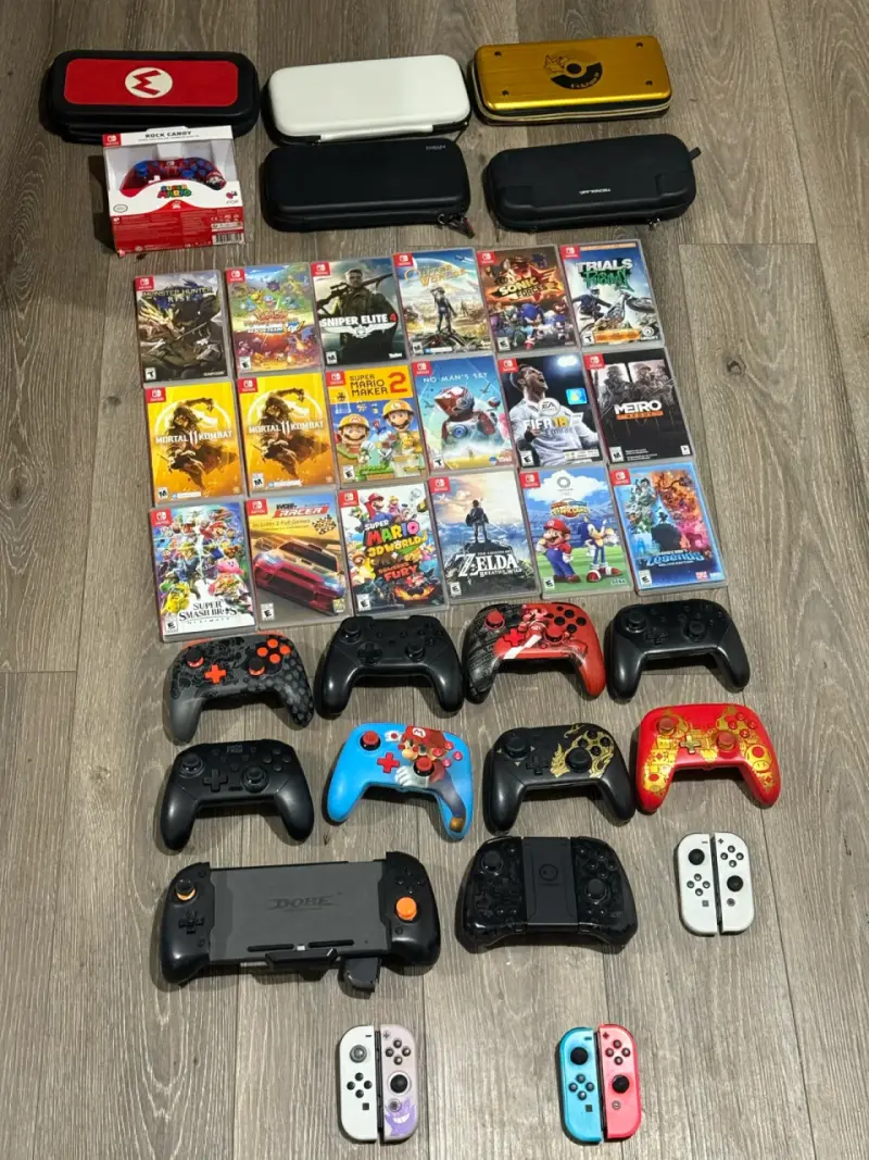Colección de Consolas y Juegos Nintendo Switch