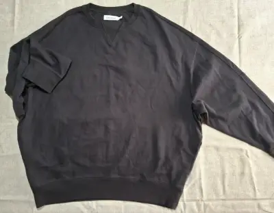 Polerón negro Calvin Klein mujer Oversize talla M - miniatura 1