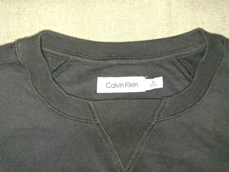 Polerón negro Calvin Klein mujer Oversize talla M - 3