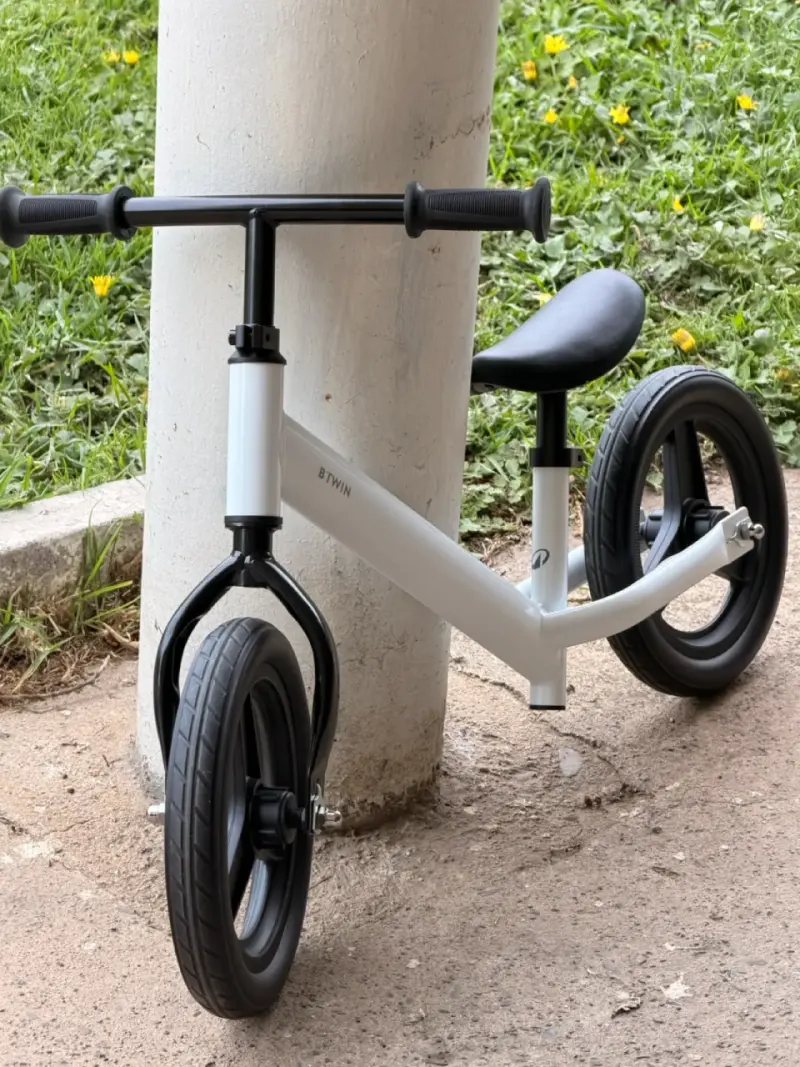 Bicicleta de equilibrio para niños BTWIN blanca - 4