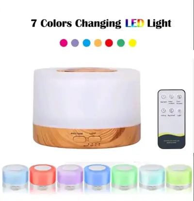 Difusor de Aromas LED 7 Colores con Control Remoto - miniatura 1