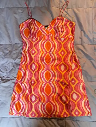 Vestido corto estampado retro Wados - miniatura 1