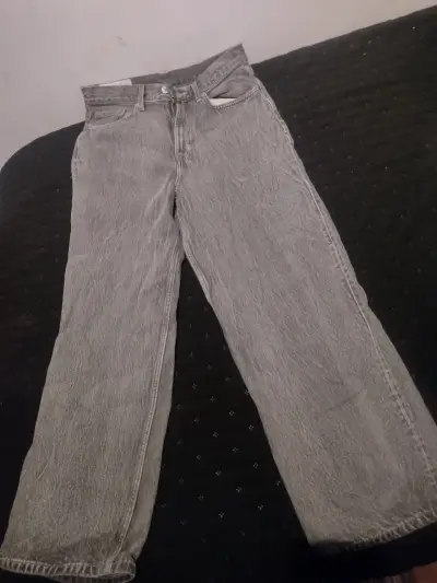 Jeans grises baggy H&M para hombre - miniatura 2
