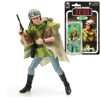 Figura Star Wars Princesa Leia Luna Endor Kenner - miniatura 1