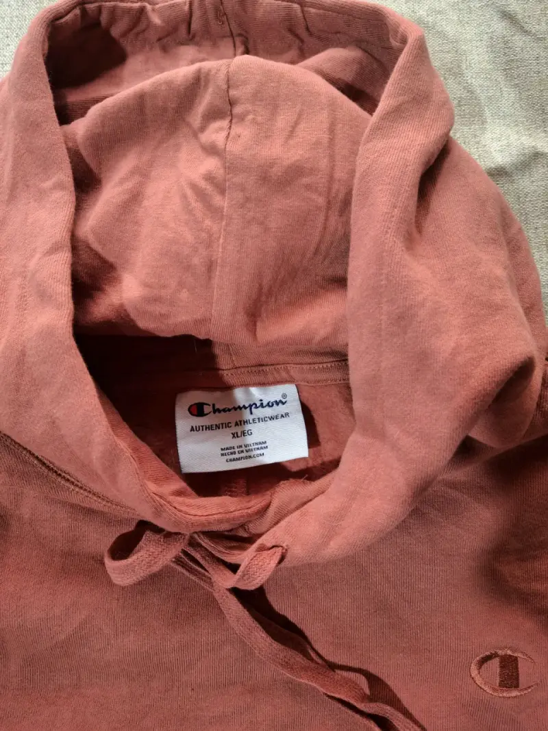 Polerón con capucha Champion color terracota XL - 2