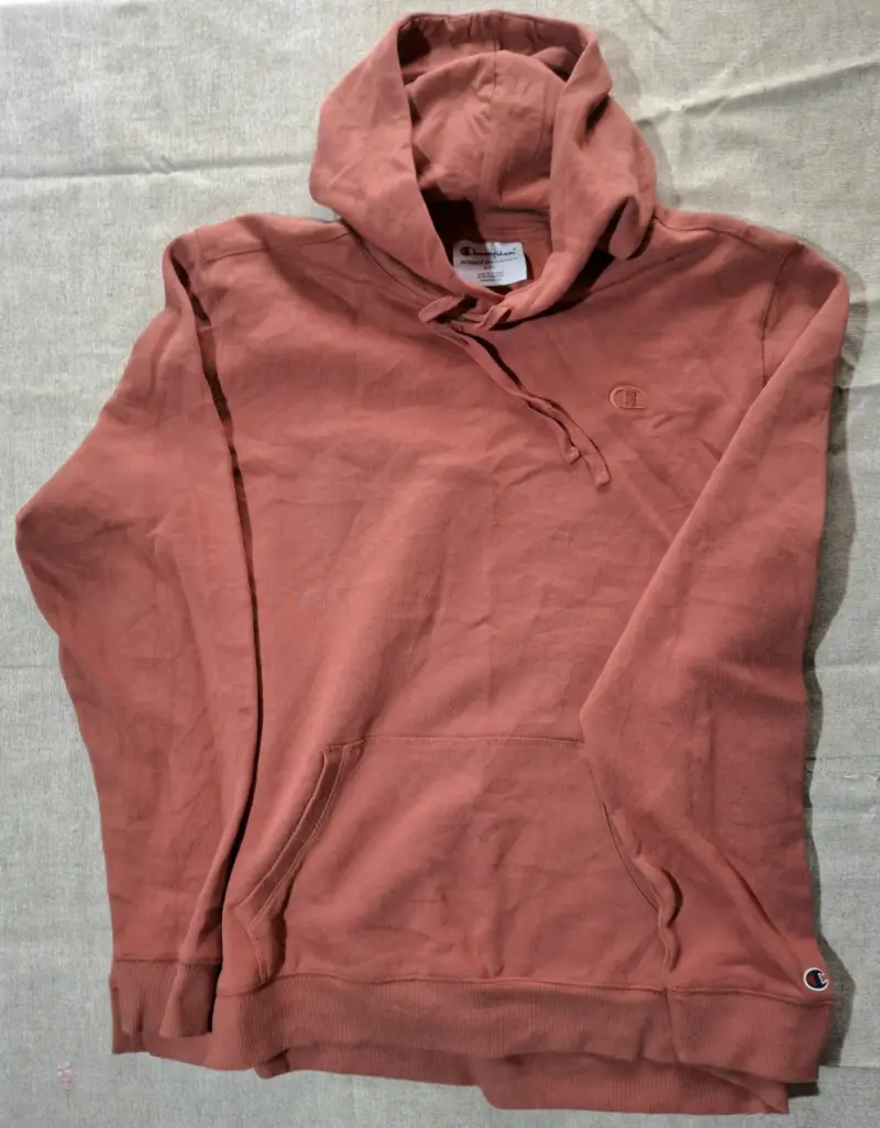 Polerón con capucha Champion color terracota XL - 3