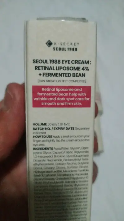 Crema de Ojos Seoul 1988 con Retinal Liposome - miniatura 3