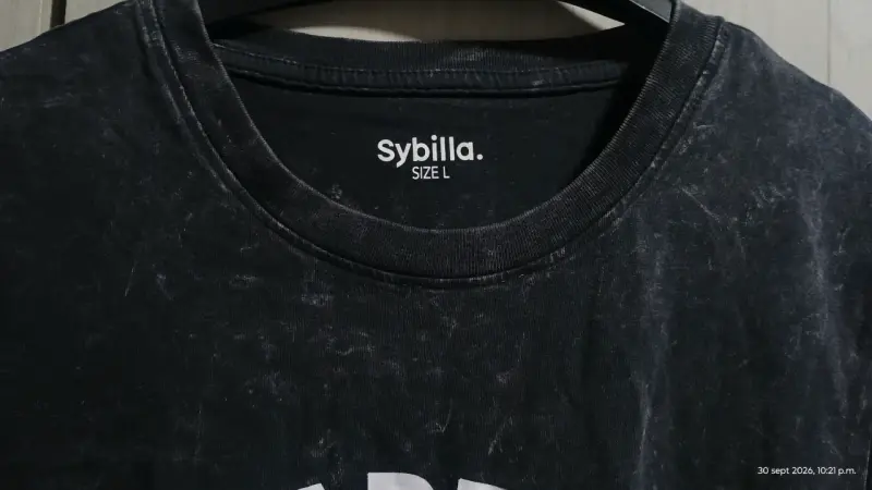 Polera Negra Sybilla 'Made in New York' Talla L - 3