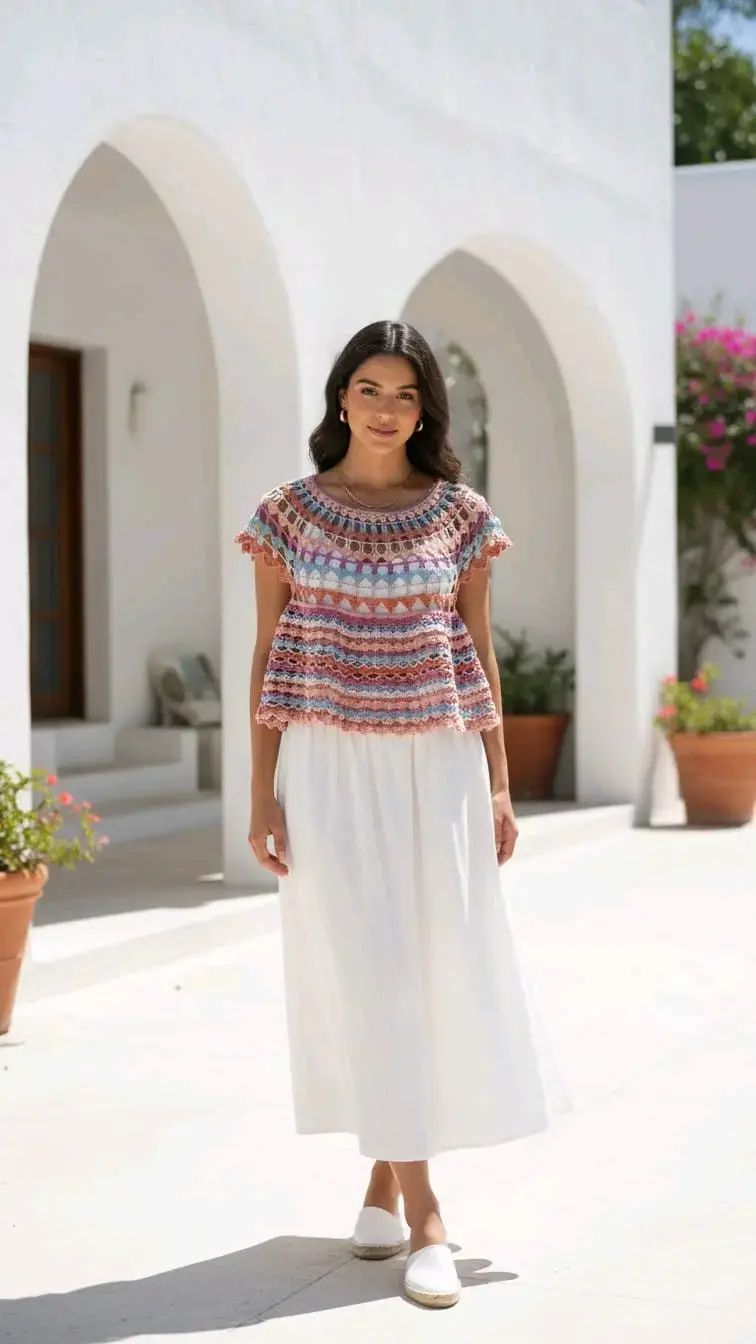 Blusa tejida crochet - 2