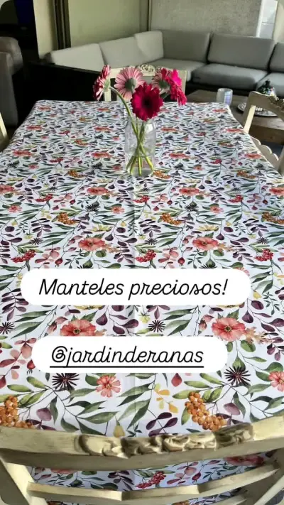 Mantel nórdico estampado 140x240 cm - miniatura 5