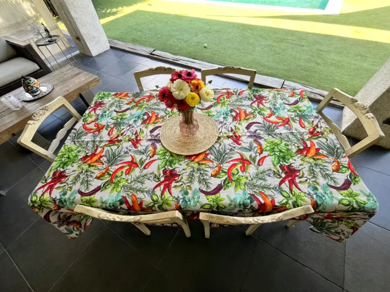 Mantel nórdico estampado 140x240 cm - 6