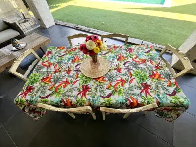 Mantel nórdico estampado 140x240 cm - miniatura 6