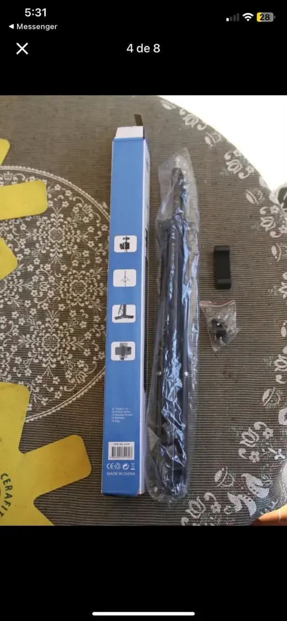 Trípode ajustable para smartphone con soporte - 5