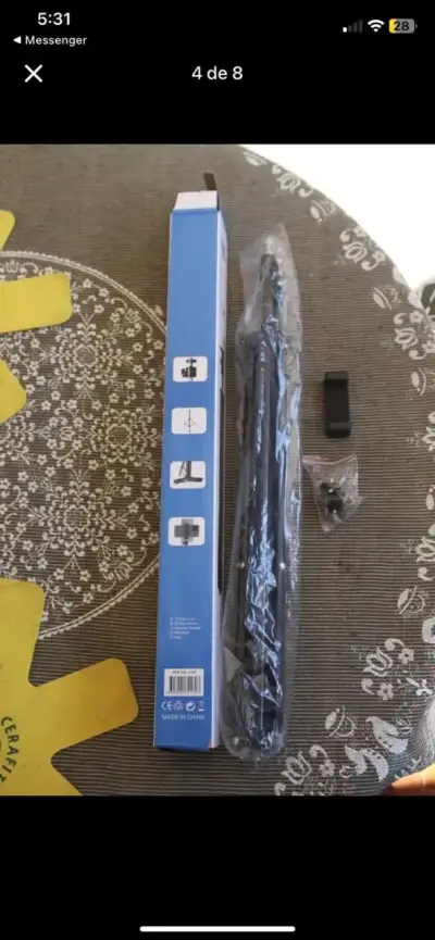 Trípode ajustable para smartphone con soporte - miniatura 5