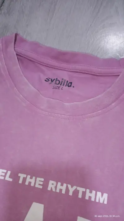 Polera Sybilla Miami morada talla L - miniatura 2