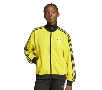 Poleron   talla S amarilla Adidas Smiley Originals - miniatura 1