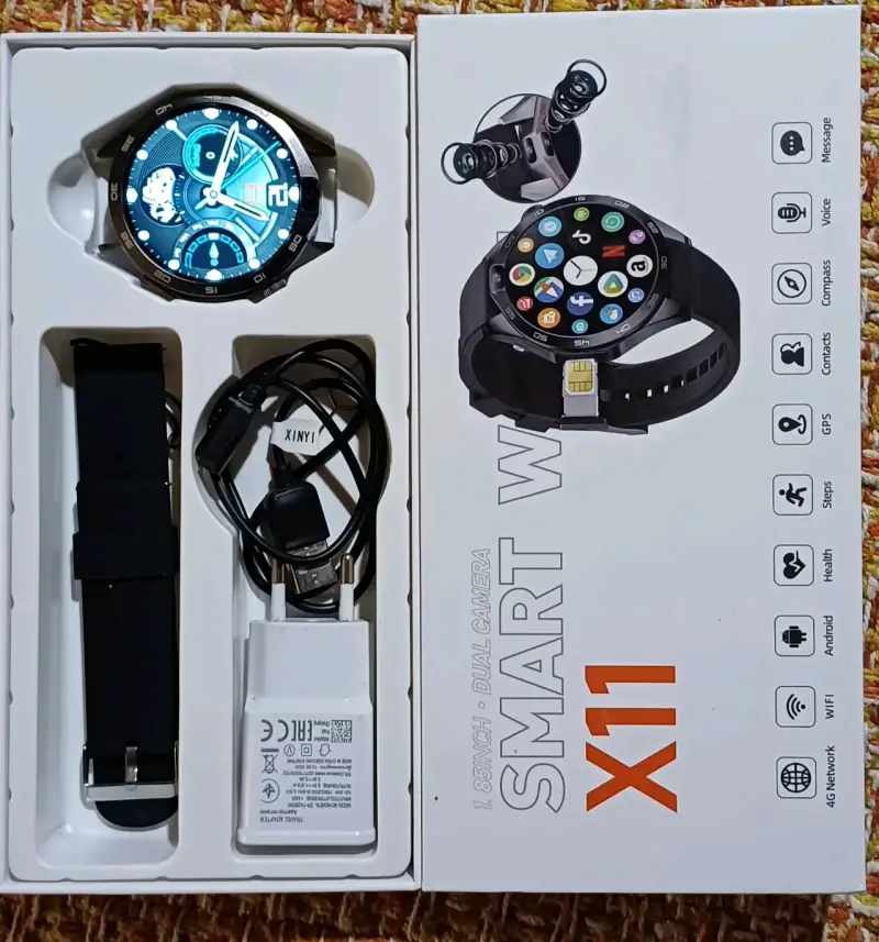 Smartwatch X11 con Cámara Dual y 5G LTE - 3