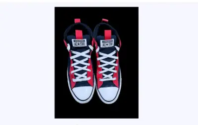 Zapatillas Converse All Star rojas y negras - miniatura 1