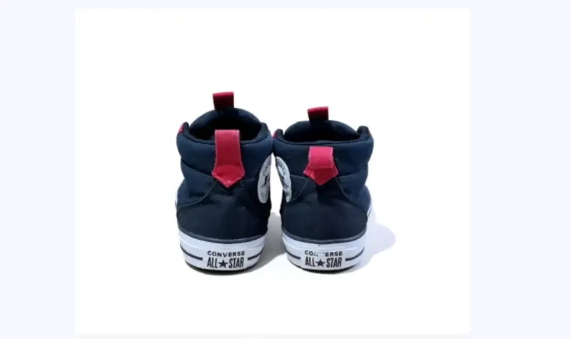 Zapatillas Converse All Star rojas y negras - 4